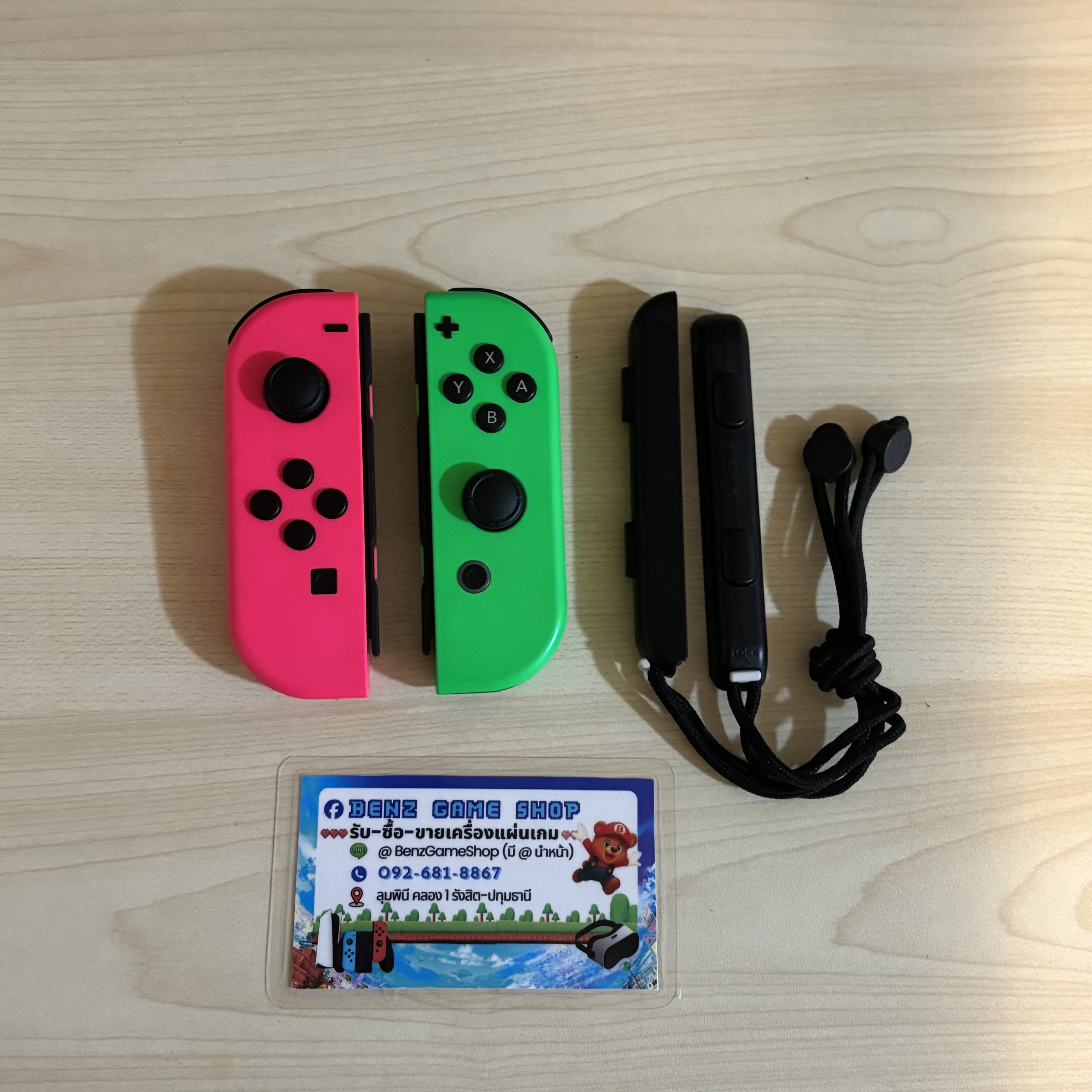 Joy-Con คู่ ชมพู-เขียว (ไม่มีกล่อง)
