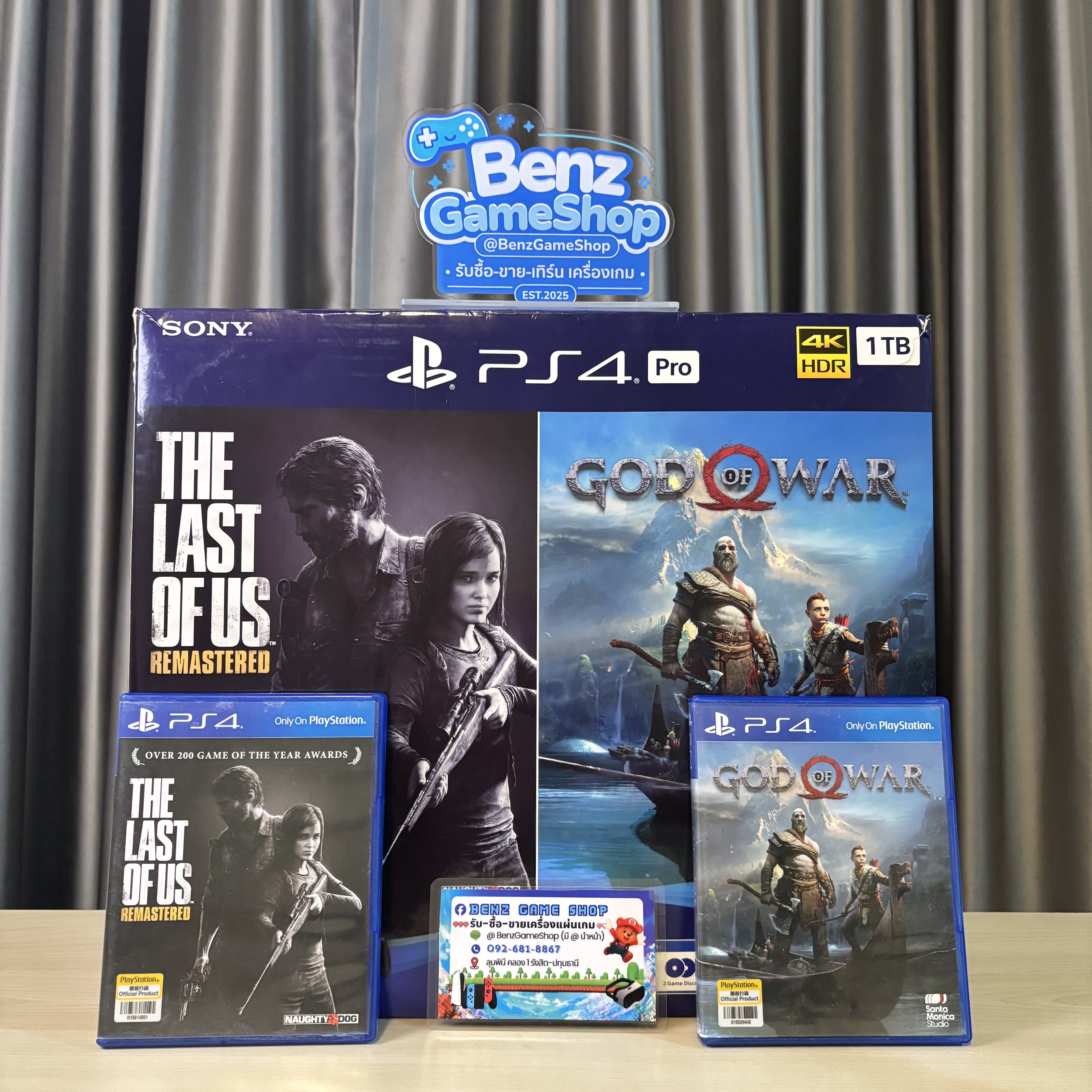 PlayStation 4 Pro 1TB (แถมเกม The Last of Us + God of War )