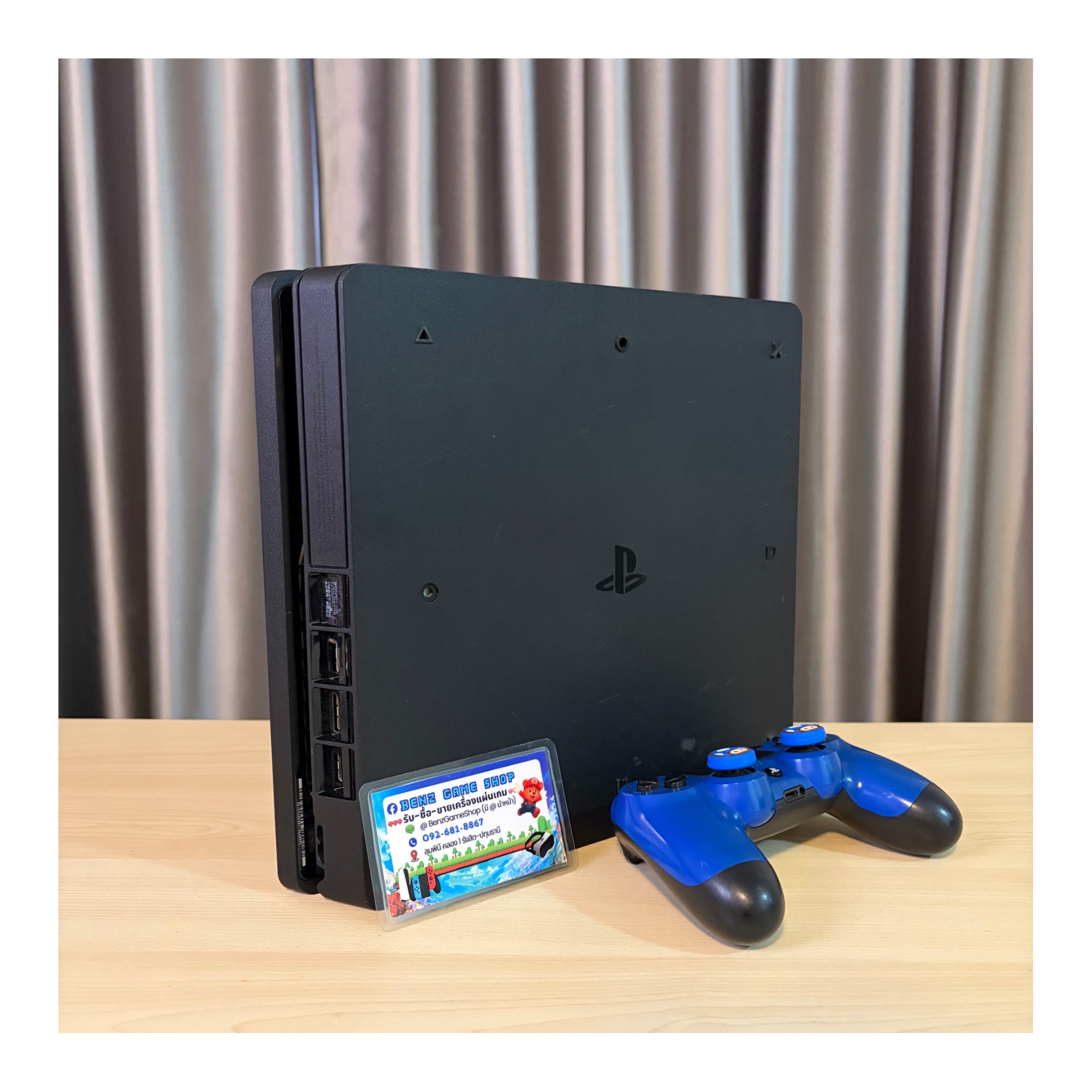 PlayStation 4 Slim เซ็ตพร้อมเล่น + 2 เกม (มือสอง)