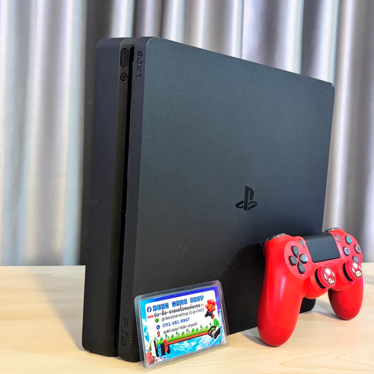 PlayStation 4 Slim เซ็ตพร้อมเล่น + 3 เกม (มือสอง)
