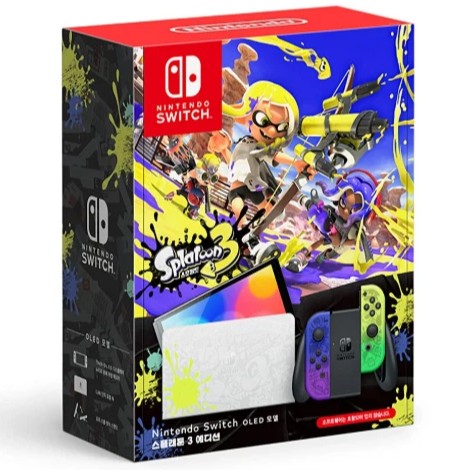 Nintendo Switch OLED รุ่นพิเศษ Splatoon 3 Edition ครบกล่อง (มือสอง)