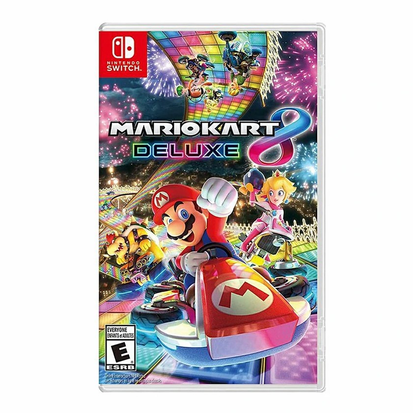 Nintendo Switch OLED สีขาว ชุด Mario Kart 8 Deluxe Set ครบกล่อง (มือสอง)